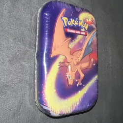 Pokemon Charizard Kanto Power Mini Tin – 2 Booster Packs + Coin – Factory Sealed - Image 3