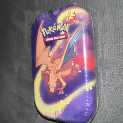 Pokemon Charizard Kanto Power Mini Tin – 2 Booster Packs + Coin – Factory Sealed - Image 4