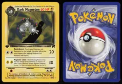 Dark Magneton 28/82 Rare Team Rocket 1st Edition Pokemon - Image 3