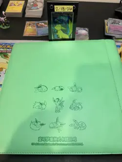 Pokemon TCG Official Leafeon Eevee 480 Slots File Binder From Chinese Gift Box - Image 2