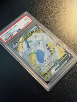Pokemon Lugia V 185/195 Full Art 2022 SWSH Silver Tempest PSA 9 MINT - Image 3