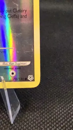 Cleffa 78/130 Diamond and Pearl Reverse Holo Common Pokemon - Image 4