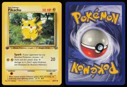 Pikachu 60/64 Common Jungle 1st Edition Pokemon - Image 3