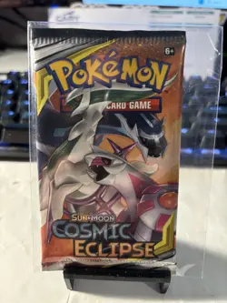 Pokemon Sun & Moon Cosmic Eclipse Booster Pack Arceus Art SEALED Unweighed - Image 1