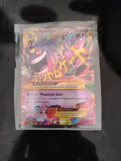 Pokemon M Gengar EX 121/119 Secret Rare Full Art Mega XY Phantom Forces Holo - Image 2