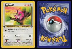 Jigglypuff 54/64 Common Jungle 1st Edition Pokemon - Image 3