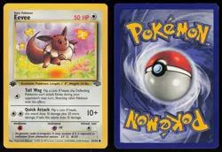 Eevee 51/64 Common Jungle 1st Edition Pokemon - Image 3