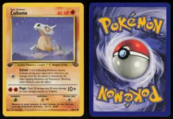 Cubone 50/64 Common Jungle 1st Edition Pokemon - Image 3