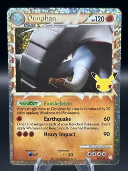 Pokemon TCG Donphan (Prime) 107/123 Celebrations: Classic Collection - Image 1
