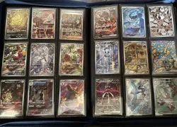 POKEMON JAPANESE ART RARE LOT 130+ NM FULL ART NO DUPLICATES W/BINDER - Image 2