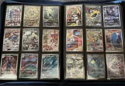 POKEMON JAPANESE ART RARE LOT 130+ NM FULL ART NO DUPLICATES W/BINDER - Image 3