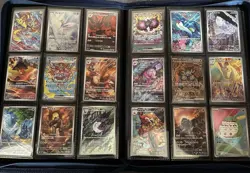 POKEMON JAPANESE ART RARE LOT 130+ NM FULL ART NO DUPLICATES W/BINDER - Image 4