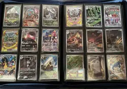 POKEMON JAPANESE ART RARE LOT 130+ NM FULL ART NO DUPLICATES W/BINDER - Image 5