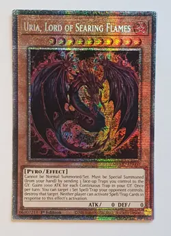 Yugioh Uria, Lord of Searing Flames MZMU-EN000 Starlight Rare - Image 1