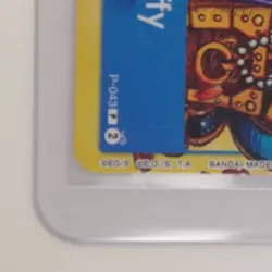 2024 ONE PIECE EN #P-043 MONKEY.D.LUFFY PROMO 2ND ANNIV TOURNAMENT PARTICIPATION - Image 4