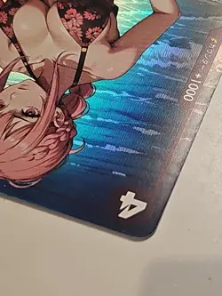 REBECCA ONE PIECE Holo Custom Art Goddess Waifu Anime Flash Gold Holo Foil Card - Image 4