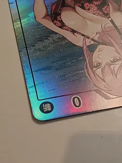 REBECCA ONE PIECE Holo Custom Art Goddess Waifu Anime Flash Gold Holo Foil Card - Image 5