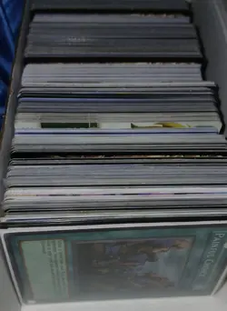 TCG Cad Lot Mixed Collection Used Storage Unit Find With Holo Cards - Image 1