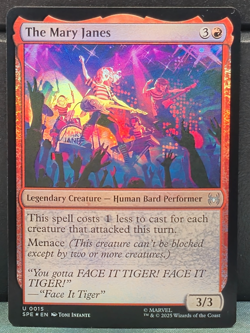 The Mary Janes C 0015 FOIL Marvel Spider-man Eternal Legal Near Mint Card Game - Image 1