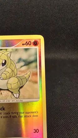 Sandshrew 96/123 Mysterious Treasures Reverse Holo Common Pokemon Card - Image 5