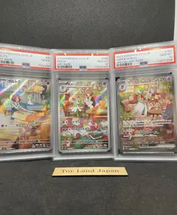 PSA10 Ralts Kirlia AR Gardevoir ex SAR sv1 Set of 3 Pokemon Card Japanese TCG - Image 1