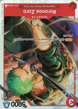 Roronoa Zoro - (Ultra Deck: The Three Captains) SR One Piece Promotion Cards OP0 - Image 1