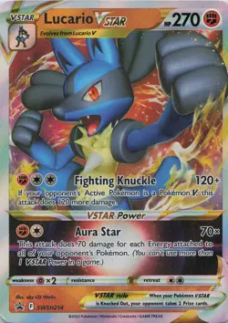 Lucario VSTAR - Promo SWSH: Sword & Shield Promo Cards SWSH214 NM Holo - Image 1