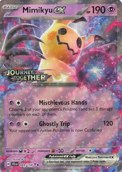 Mimikyu ex (Journey Together Stamped) Double Rare Miscellaneous Cards & Products - Image 1