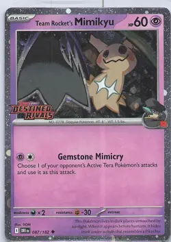 Team Rocket's Mimikyu (Prerelease) Uncommon Miscellaneous Cards & Products 087/1 - Image 1