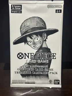 (SEALED) Promotion Pack One Piece Card Game 3rd Anniversary Treasure Campaign - Image 1