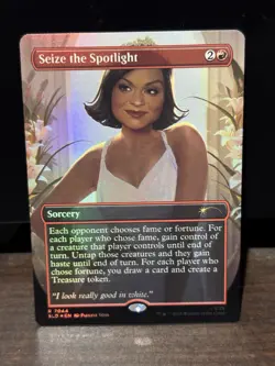 🔥 Seize the Spotlight Secret Lair Drop The Office Bonus Card Foil Version. 🔥 - Image 1
