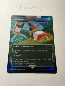 Magic the Gathering Air Shoes Rare Foil NM Sonic Secret Lair Ships Same Day - Image 1