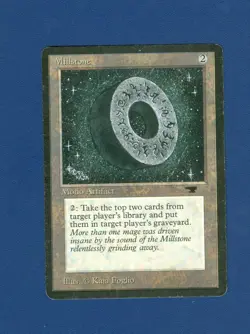 MILLSTONE uncommon 1994 ANTIQUITIES Magic the Gathering - Image 2