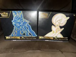 Pokemon Center Mega Evolution Elite Trainer Boxes Lucario & Gardevoir - Image 1