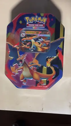Mega Charizard Ex Tin - Mega Charizard Y EX Promo - Pokemon Sealed!**Fast Ship** - Image 1