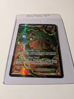 Rayquaza EX Full Art Ultra Rare Holo Pokemon Card Dragons Exalted 123/124 - Image 1