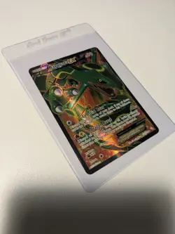 Rayquaza EX Full Art Ultra Rare Holo Pokemon Card Dragons Exalted 123/124 - Image 3