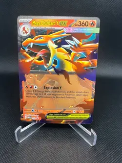 Pokemon TCG Mega Charizard Y Ex 030 Black Star Promo Ascended Heroes NM - Image 1