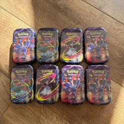 Pokemon Brand New Mega Heroes Mini Tin: Mega Evolution x8 FAST UK POST - Image 1