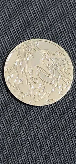 PROMO Charizard Metal Gold Coin Pokemon TCG - Image 1