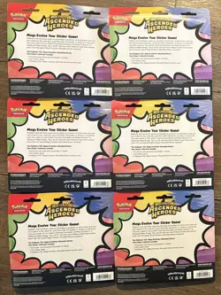 Pokemon TCG Ascended Heroes Tech Sticker Lot X6 - SHIPS FAST & SAFE & SECURELY - Image 2