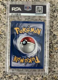 Pokemon Dark Dragonite 5/82 Team Rocket Holo - PSA 7 (slight line on glass) - Image 2
