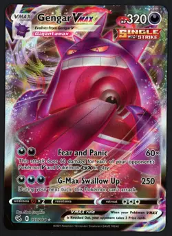 Gengar VMAX Full Art 157/264 Fusion Strike Pokemon 2021 - Image 1