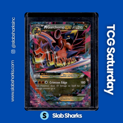 2013 POKEMON XY BLACK STAR PROMO #XY168 MEGA GARCHOMP EX - Image 1