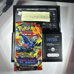 22.73g Mega Evolution Phantasmal Flames Pokemon Booster Pack - Sealed - Image 1