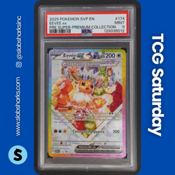 2025 POKEMON BLACK STAR PROMO #174 EEVEE EX PSA 9 - Image 1