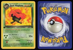 Dark Vileplume 30/82 Rare Team Rocket 1st Edition Pokemon - Image 3