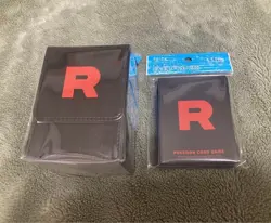 Team Rocket Deck Case Sleeve Pro Set Japanese Pokemon Center Sealed - Image 1