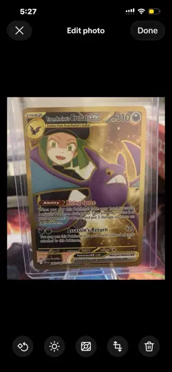 Team Rockets Crobat ex 242/182 Pokemon TCG Sv10: Destined Rivals Hyper Rare Holo - Image 1