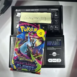 22.78g Mega Evolution Phantasmal Flames Pokemon Booster Pack - Sealed - Image 1